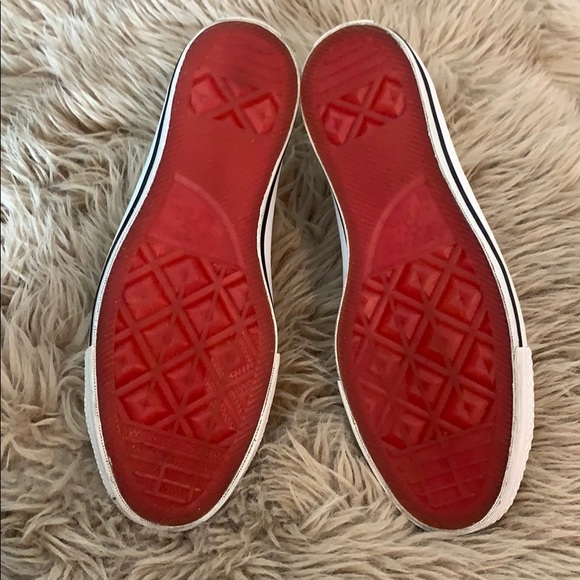 White Converse Chuck Taylor All Star High-Tops - Picture 4 of 6